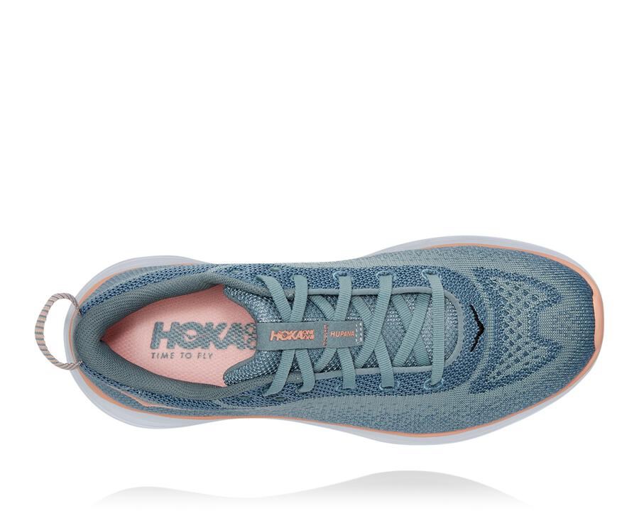 Zapatillas Running Hoka One One Mujer - Hupana Flow - Azules - HIN187604